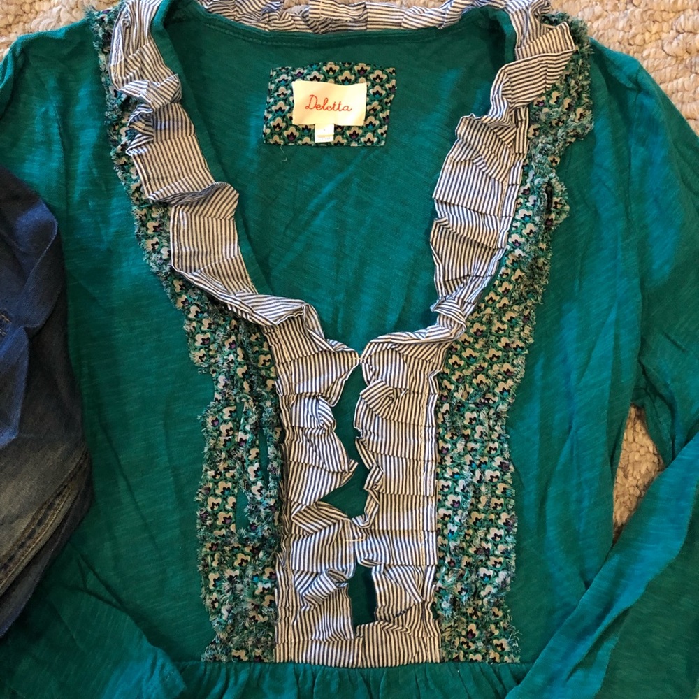 Bundle Of 4 Anthro And Fp/Uo Layering Tops - image 3